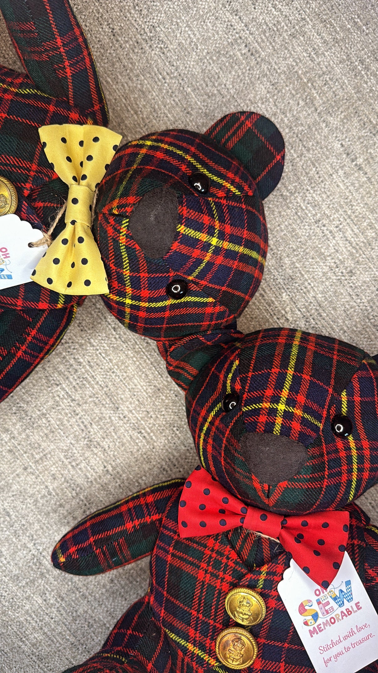 Large Keepsake Memory Bear