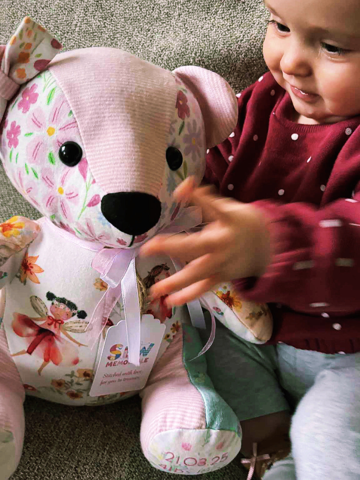Medium Keepsake Memory Bear