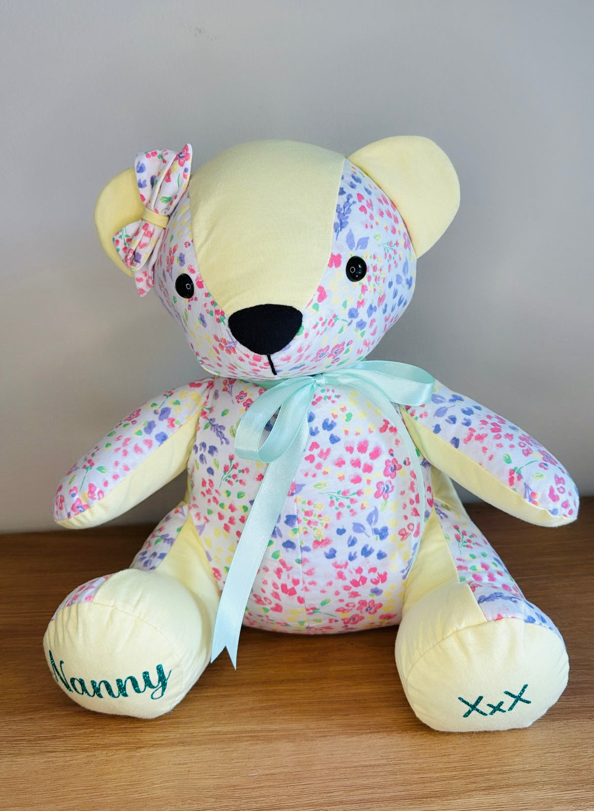 Large Keepsake Memory Bear
