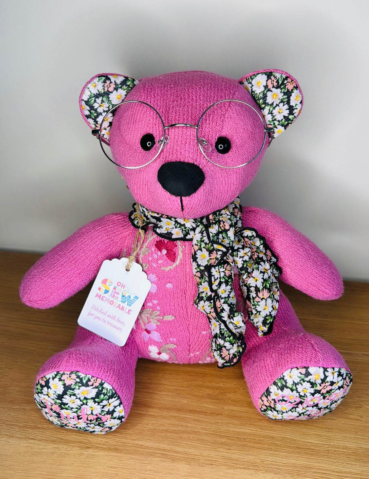 Large Keepsake Memory Bear