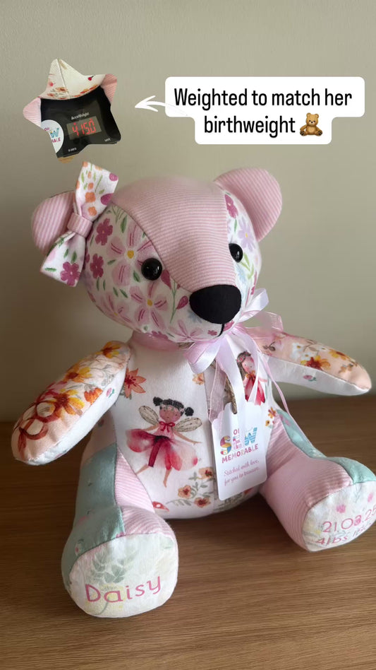 Medium Keepsake Memory Bear